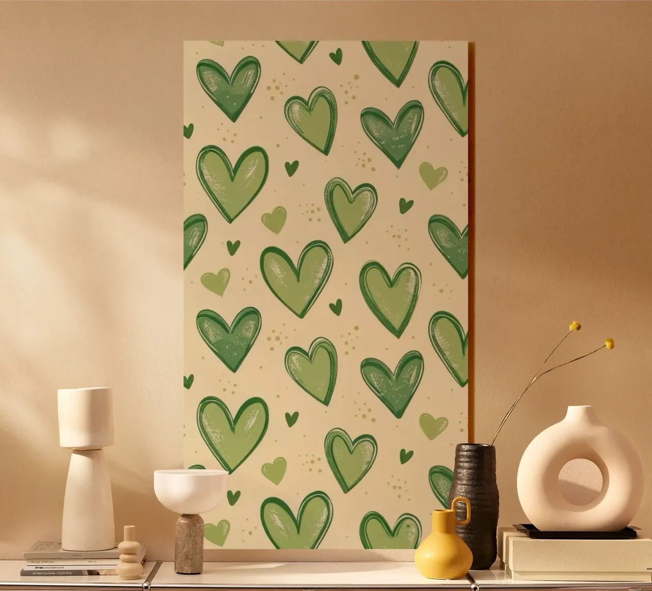 cuori verdi plexiglass da bazi