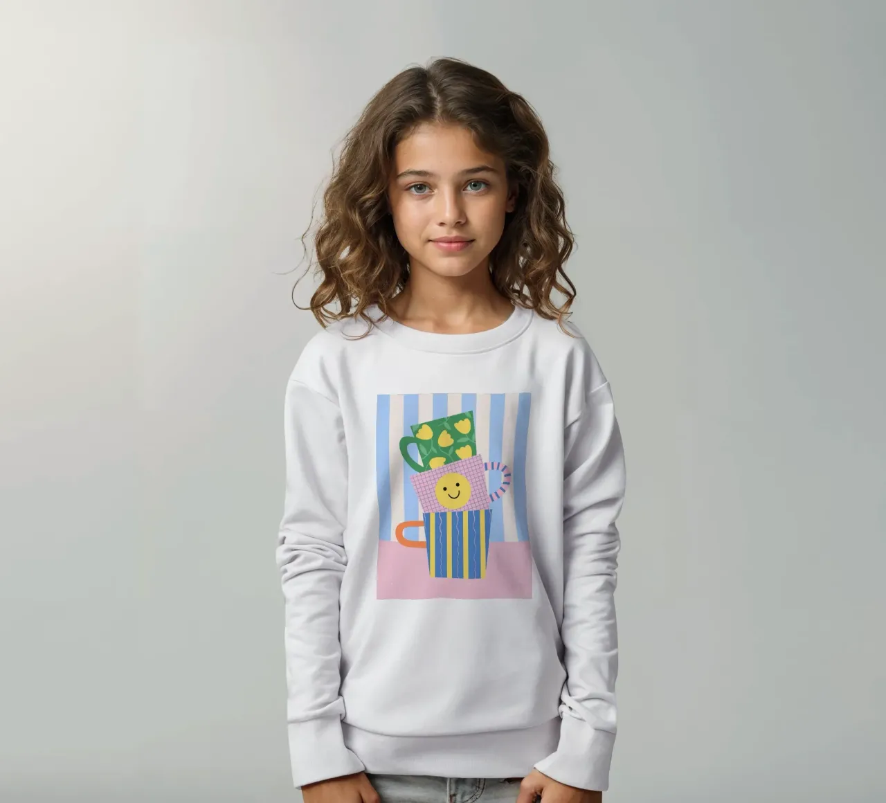 tazza divertente felpa bambino da bazi