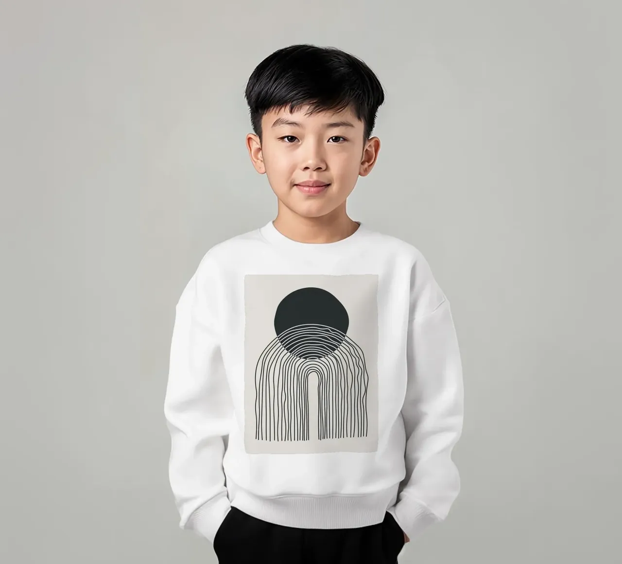 Minimalista felpa bambino da Noah Bouchard