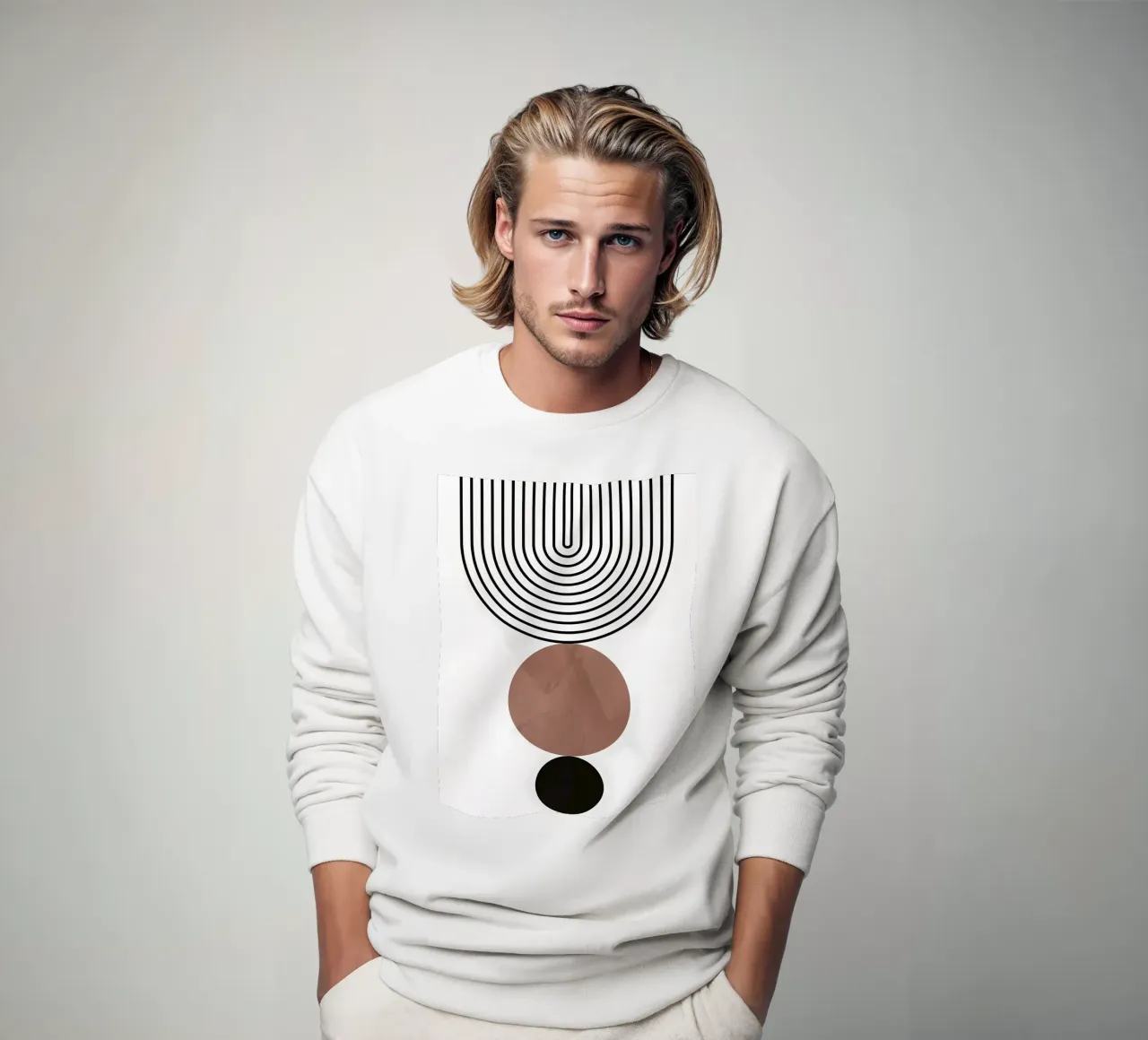 Minimalist sweatshirt by Noah Bouchard