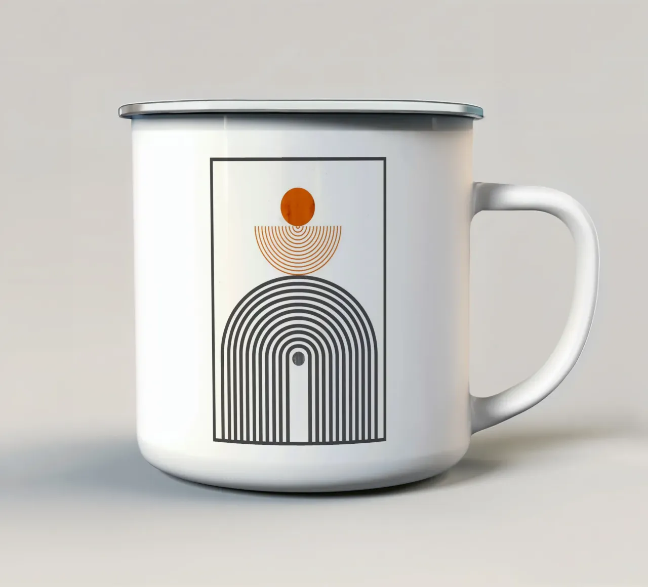 Minimalista tazza in smalto da Noah Bouchard
