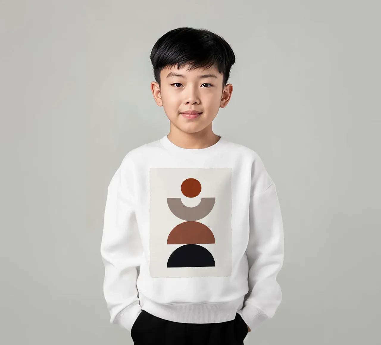 Minimalista felpa bambino da Noah Bouchard