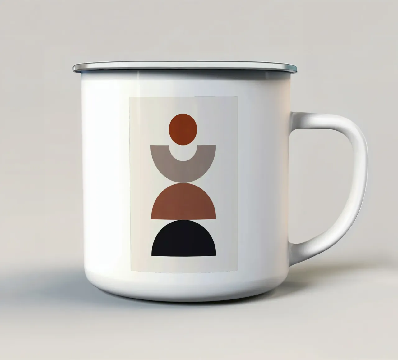 Minimalista tazza in smalto da Noah Bouchard