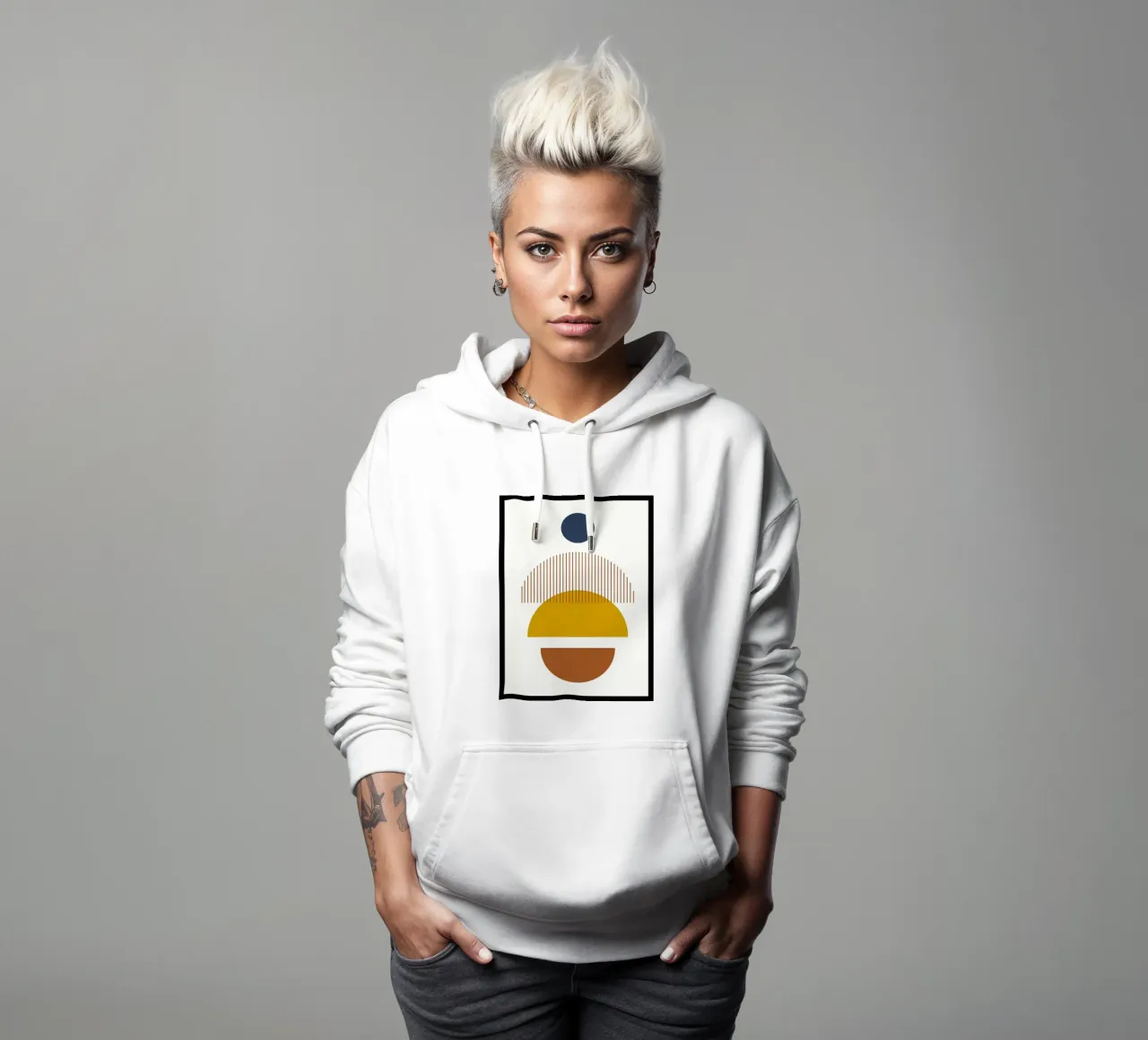 Minimalista felpa con cappuccio da Noah Bouchard