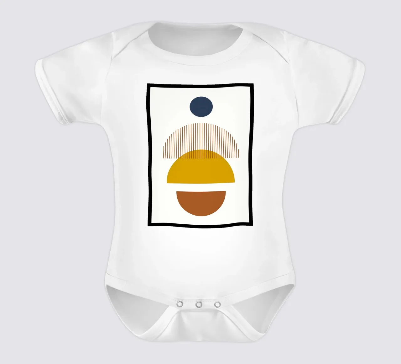 Minimalista body neonato maniche corte da Noah Bouchard