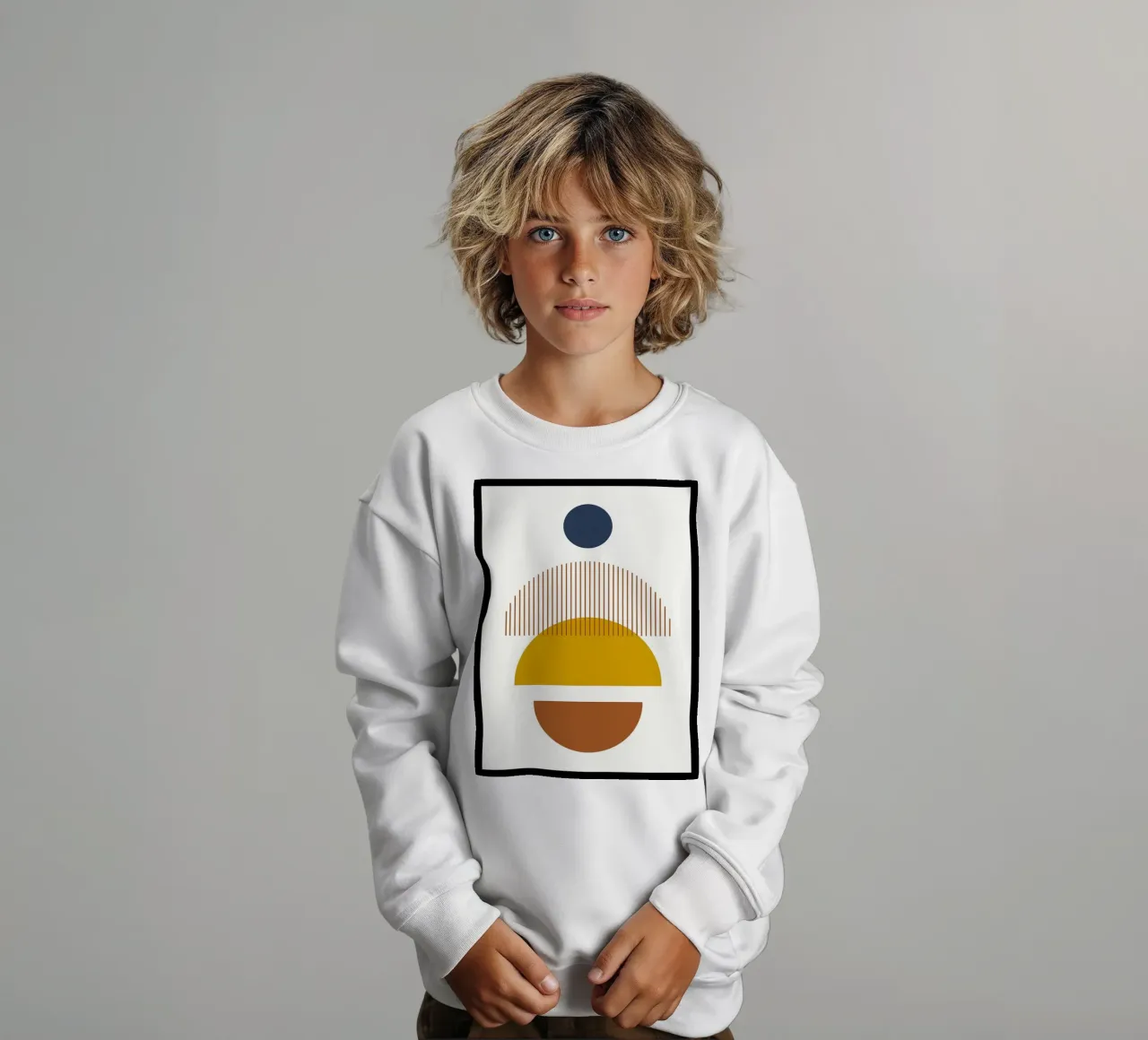 Minimalista felpa bambino da Noah Bouchard