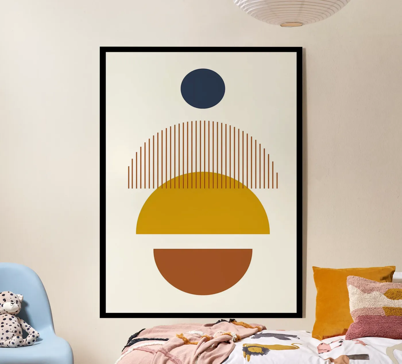 Minimalistisch acryl van Noah Bouchard