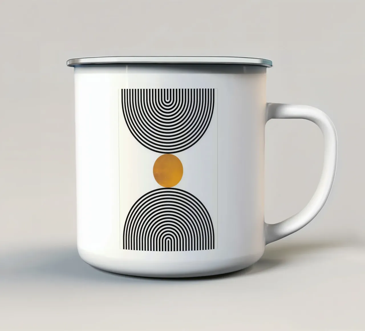 Minimalista tazza in smalto da Noah Bouchard