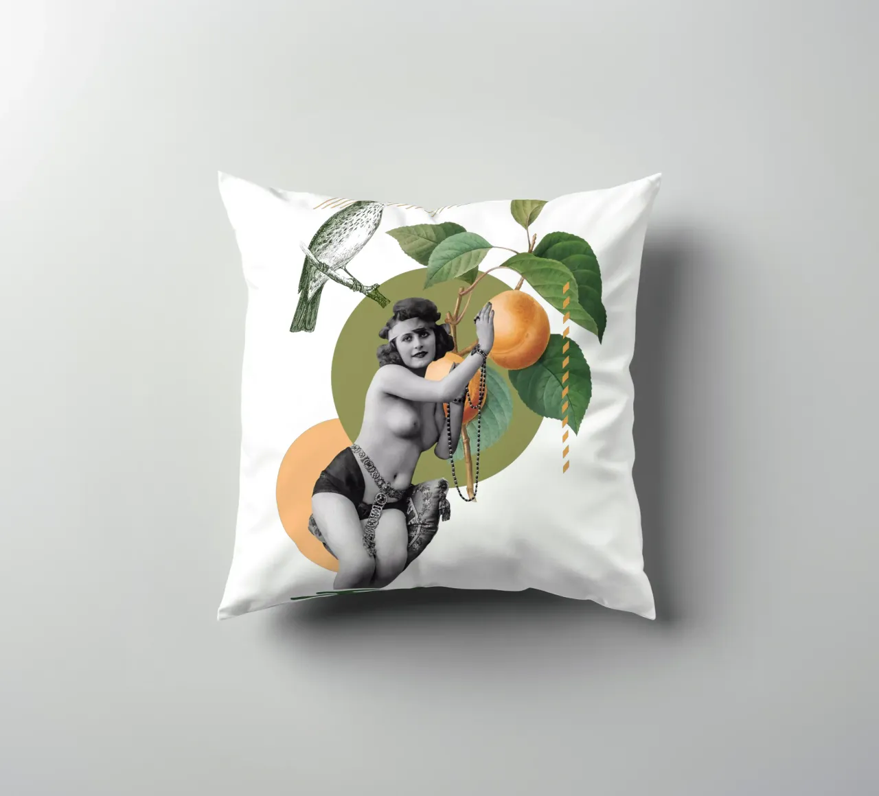 Collageri - Pesche cuscino da The Artcircle