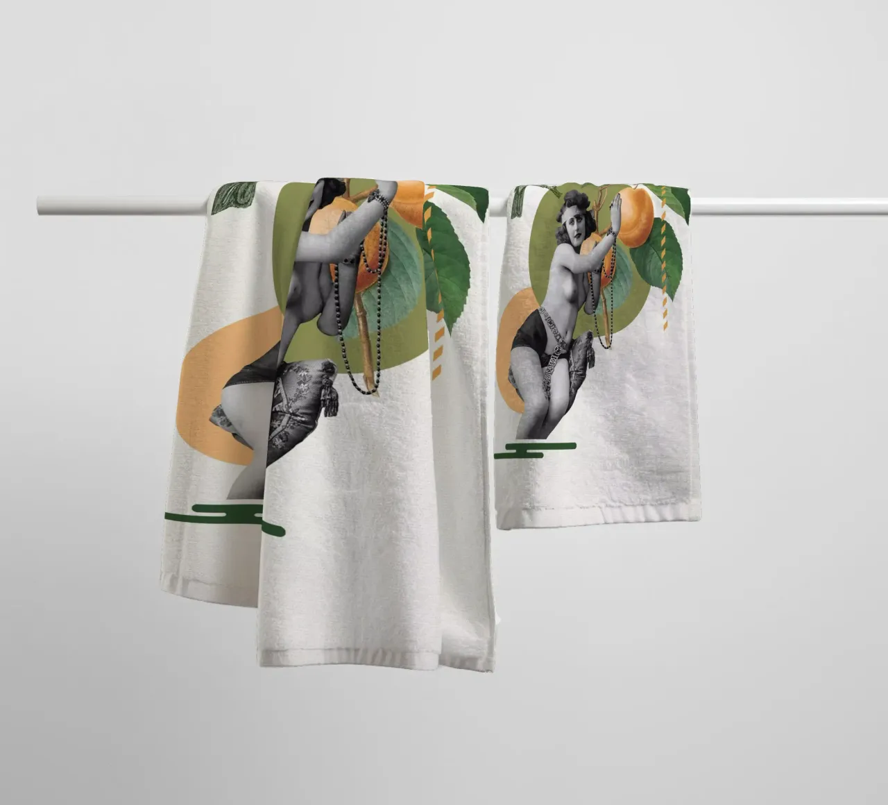 Collageri - Pesche asciugamano da bagno da The Artcircle