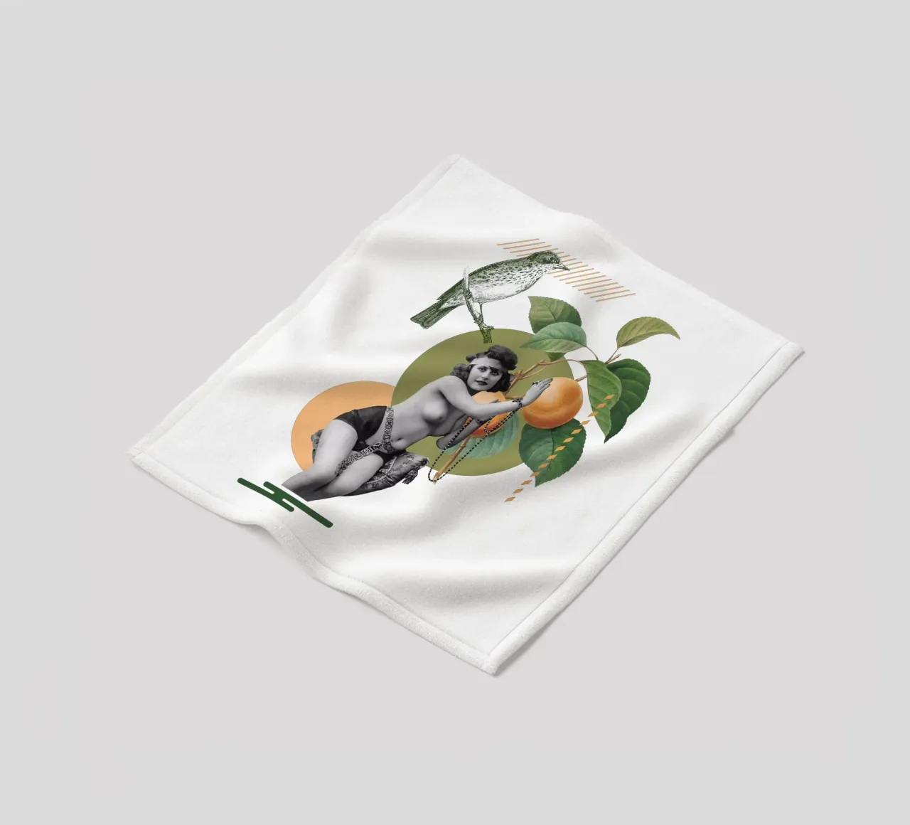 Collageri - Pesche coperta in pile da The Artcircle