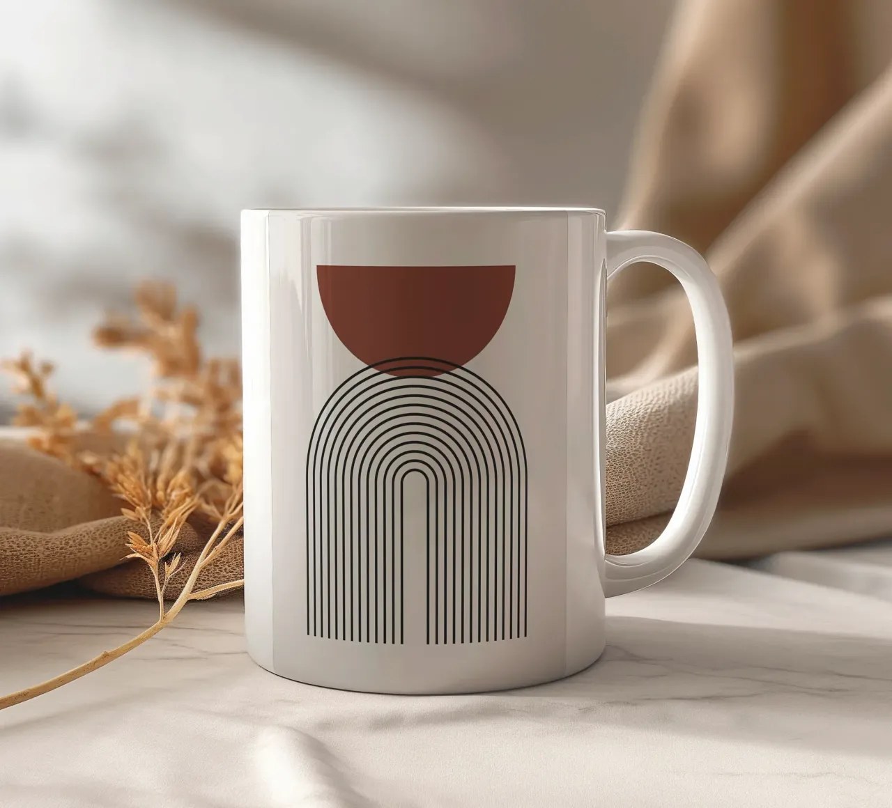 Minimalista tazza in ceramica da Noah Bouchard