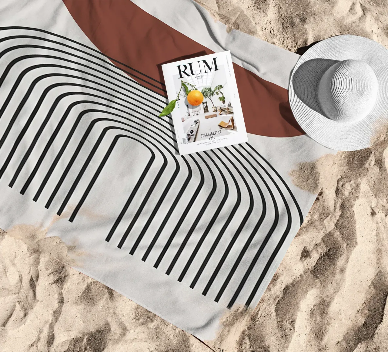 Minimalista telo mare da Noah Bouchard