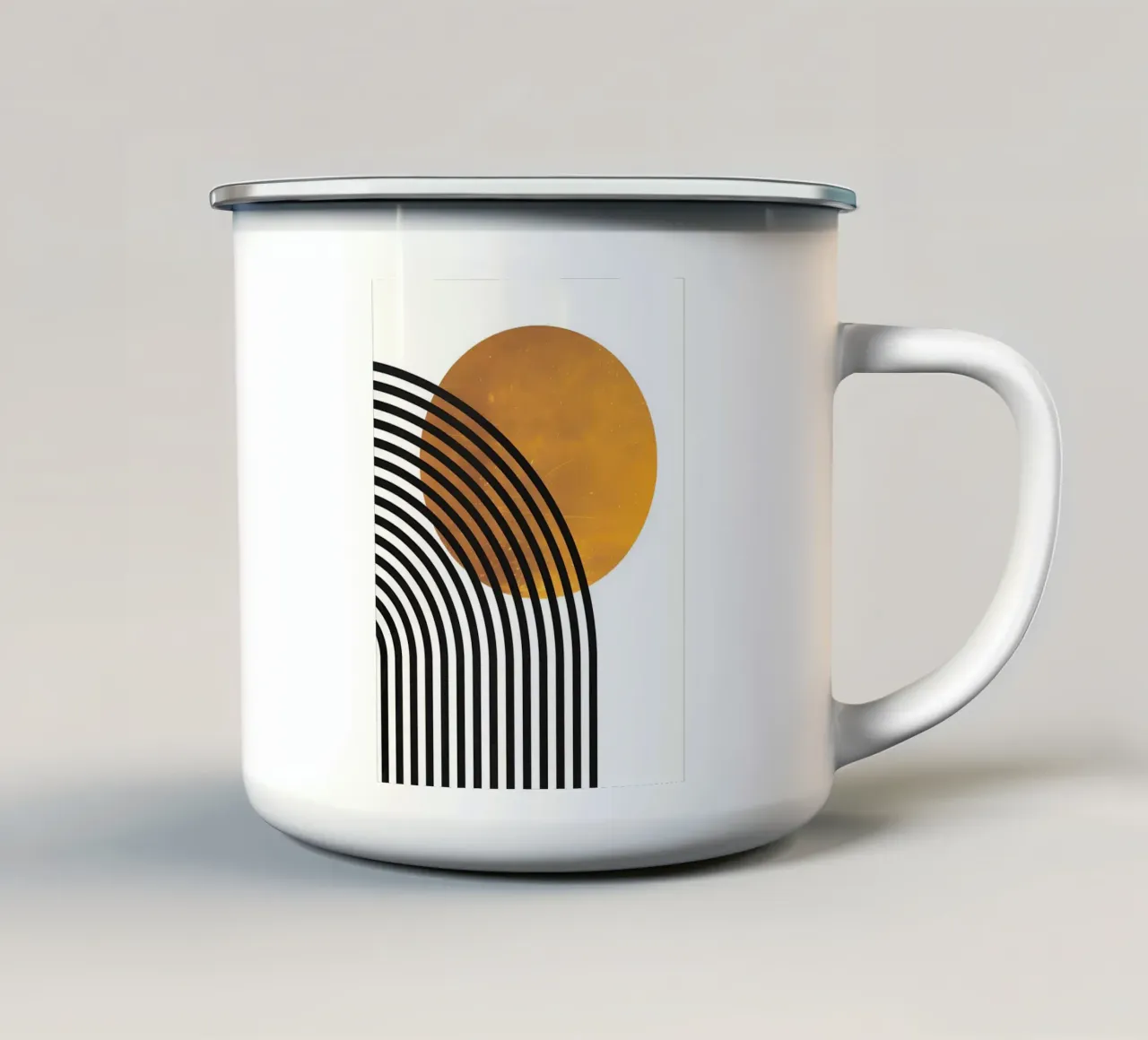 Minimalista tazza in smalto da Noah Bouchard
