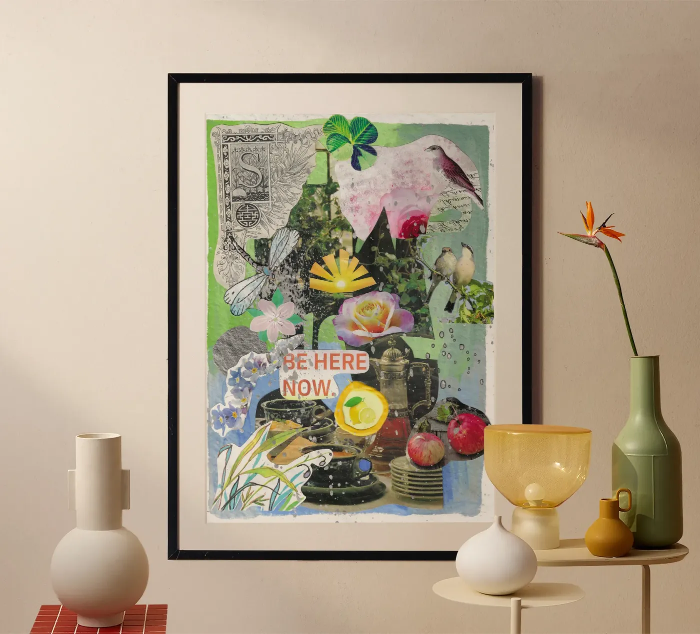 Be here now poster da Blattwerkzauber