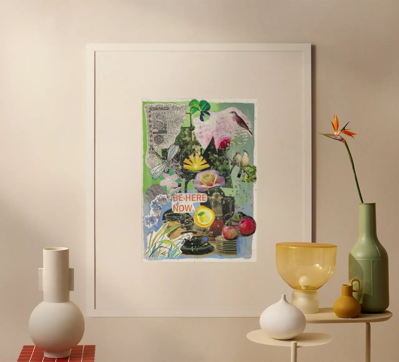 Be here now poster da Blattwerkzauber