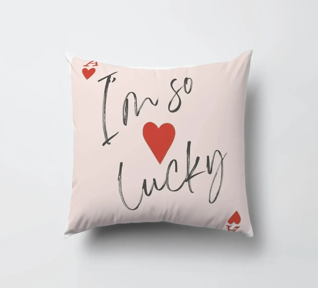 i am so lucky cuscino da bazi