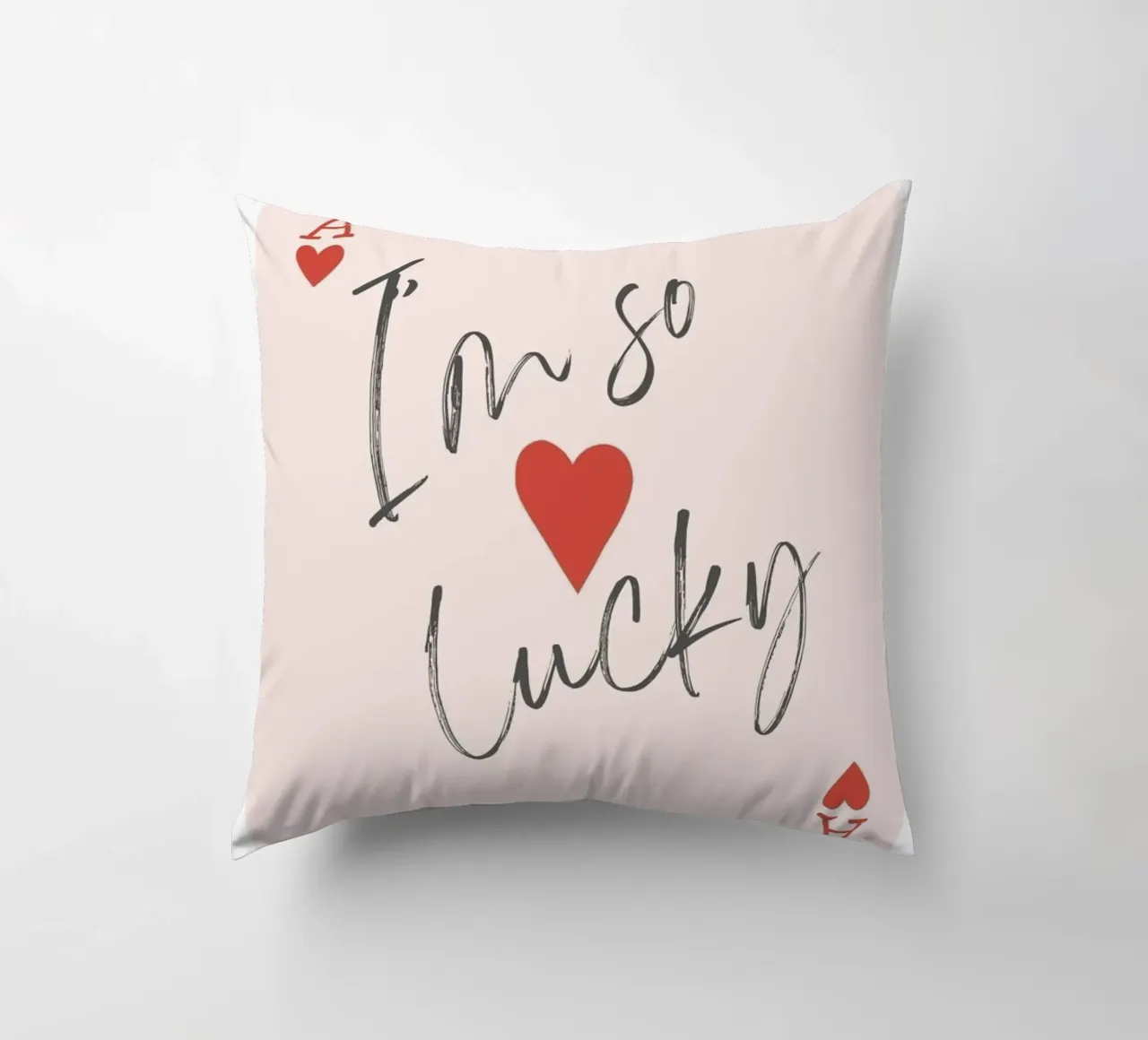 i am so lucky cuscino da bazi