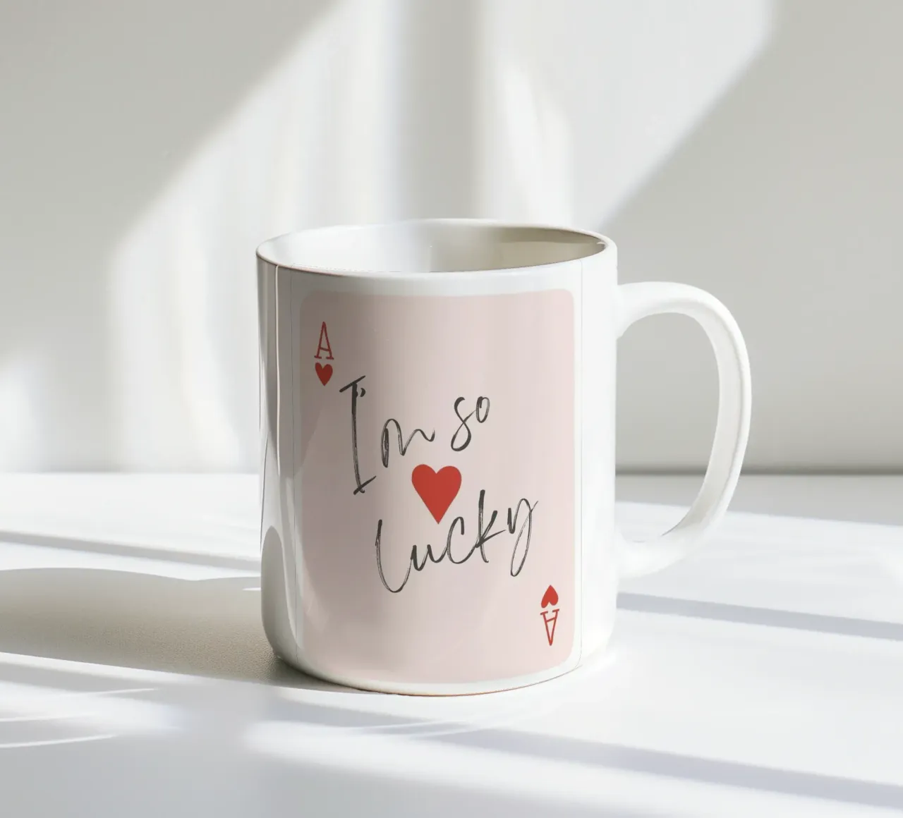 i am so lucky tazza in ceramica da bazi