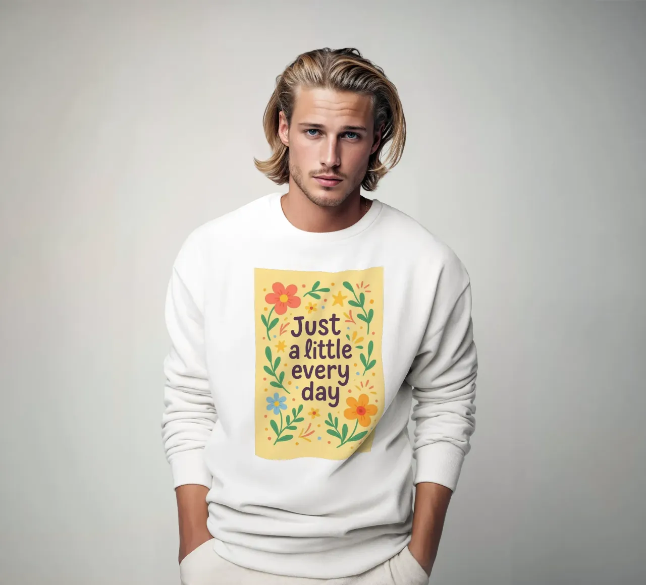 sólo un poco cada día sudadera de bazi