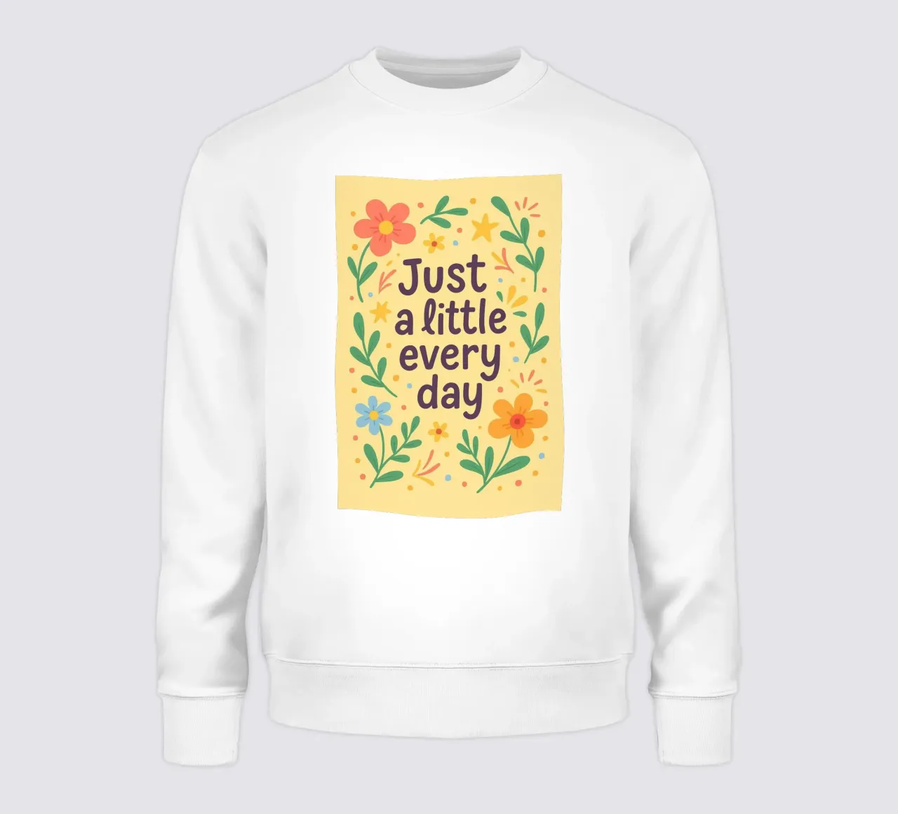 sólo un poco cada día sudadera de bazi