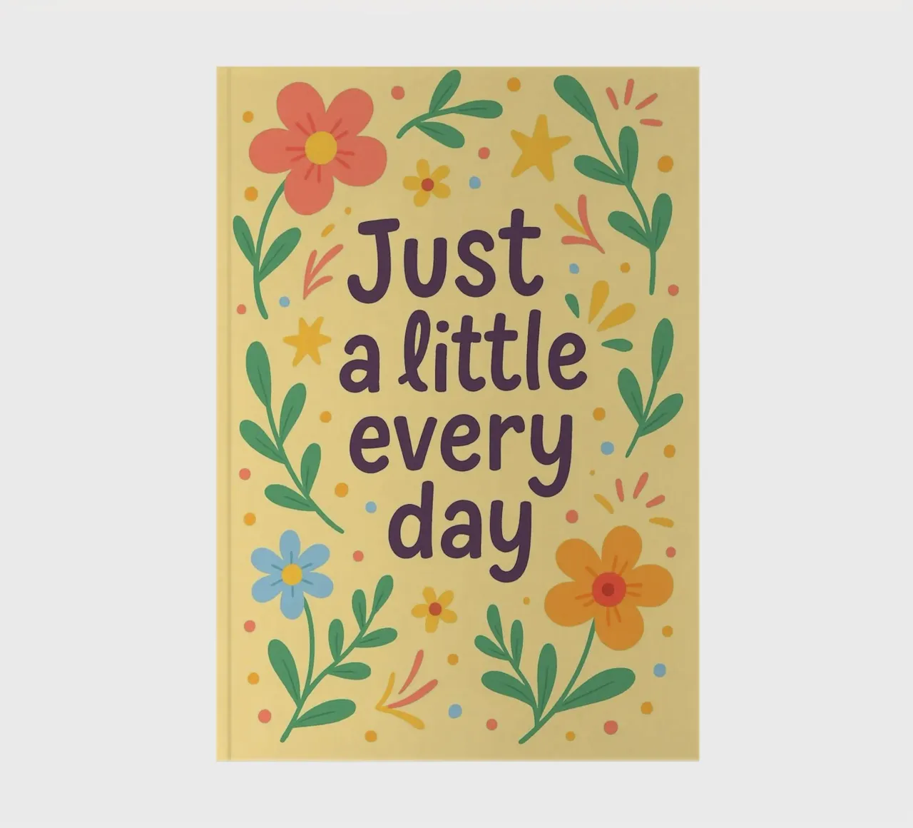 just a little every day notebook by bazi