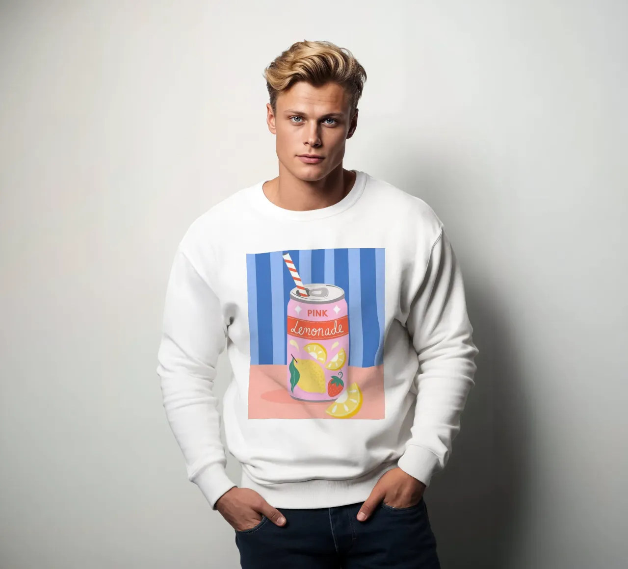limonata rosa felpa da bazi