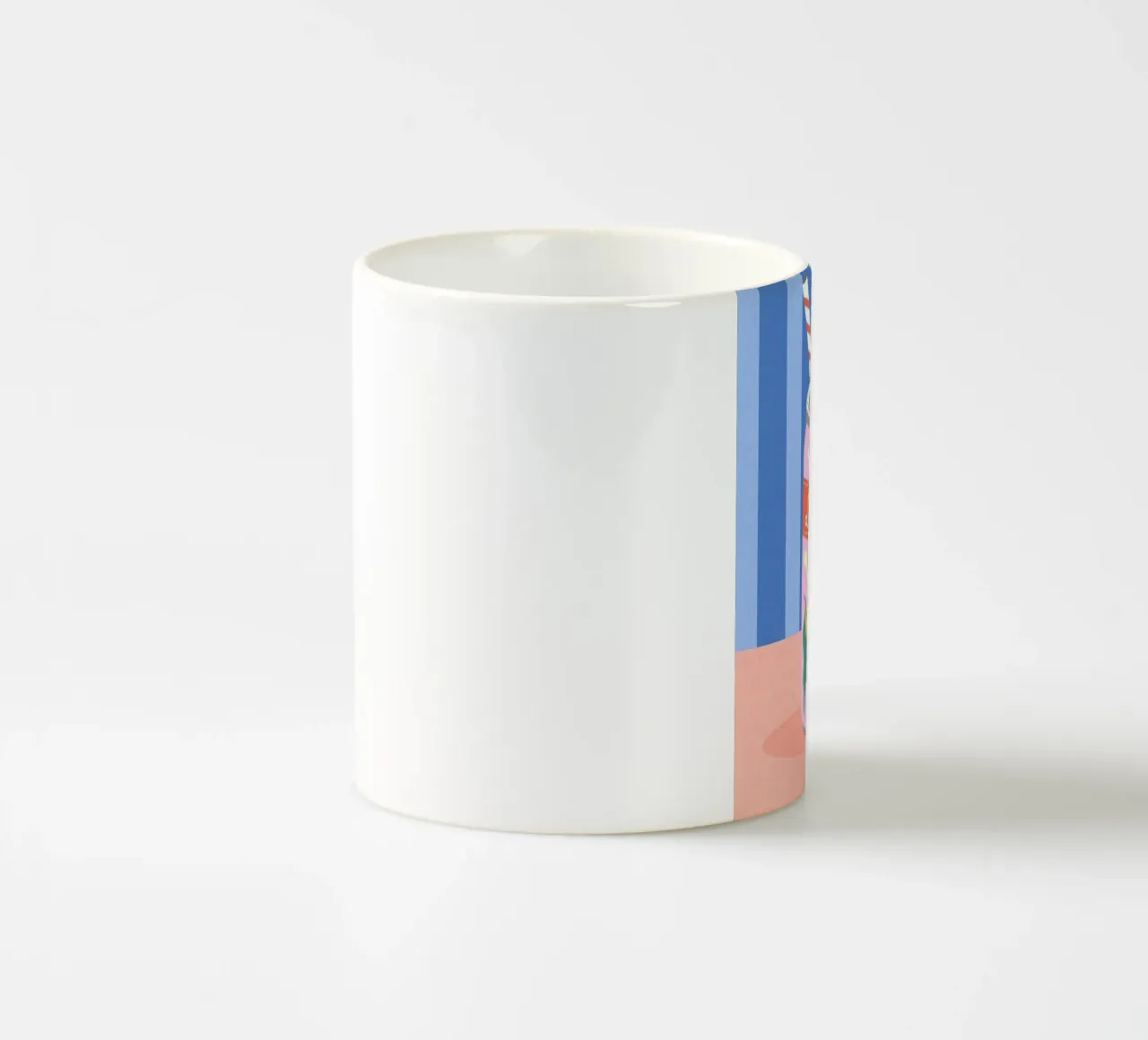 limonata rosa tazza in ceramica da bazi