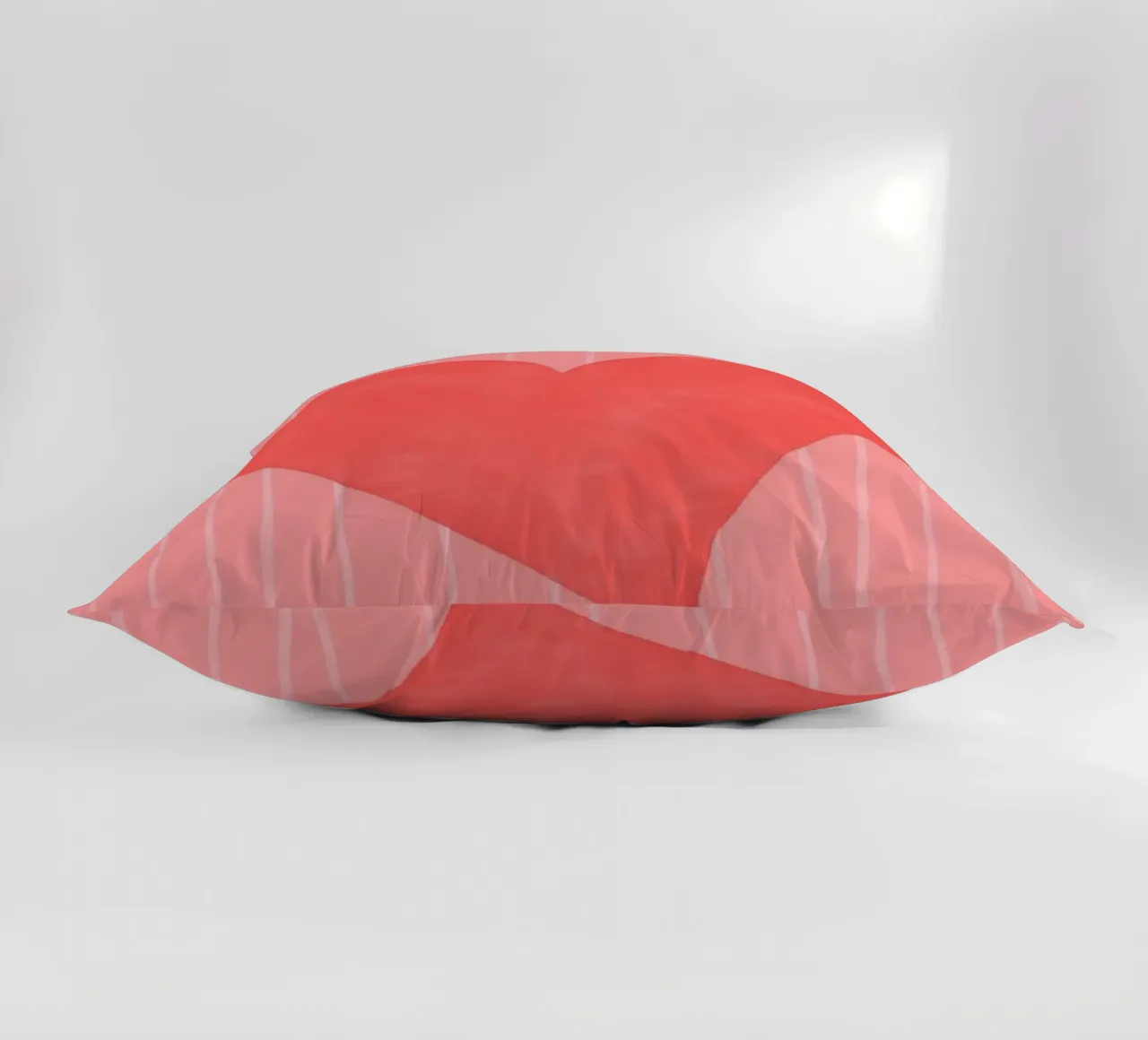 cuore rosso cuscino da bazi