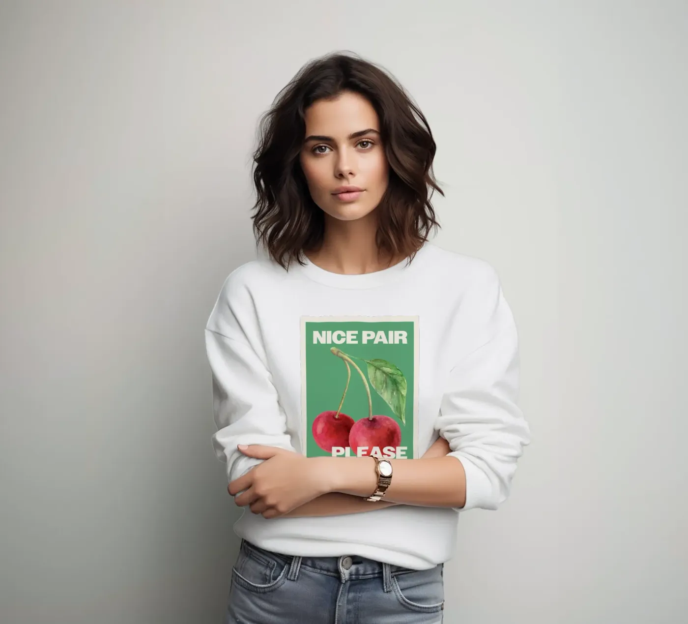 mooi paar ga alsjeblieft zitten sweatshirt van bazi