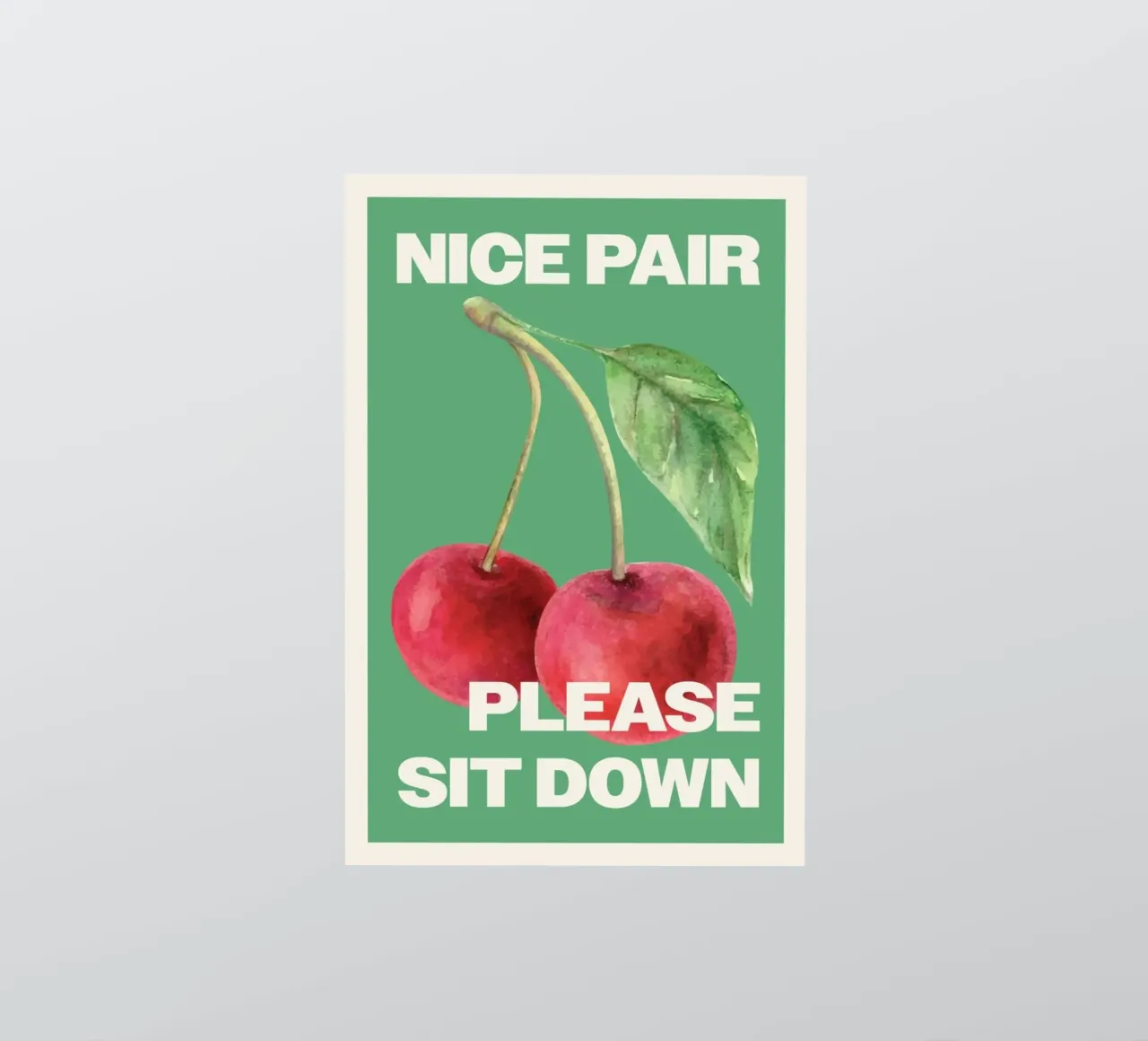 mooi paar ga alsjeblieft zitten sticker van bazi