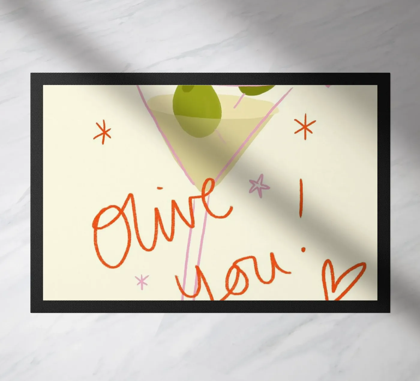 Olive Sie Fußmatte von bazi