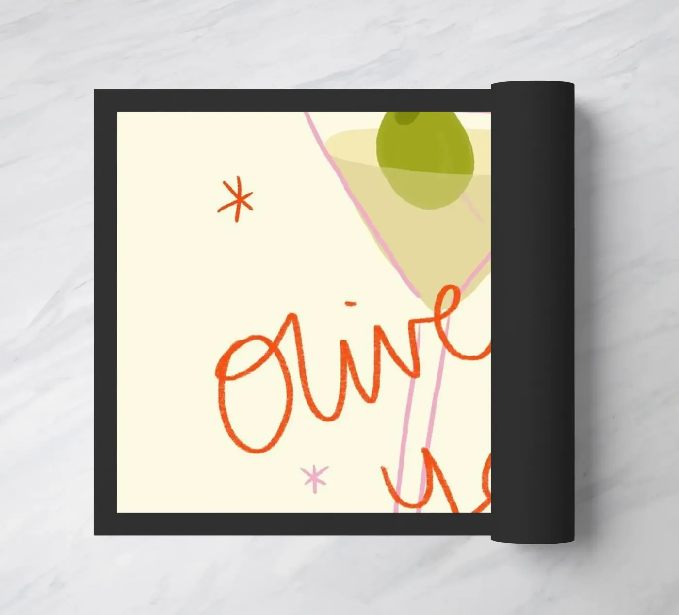 Olive Sie Fußmatte von bazi