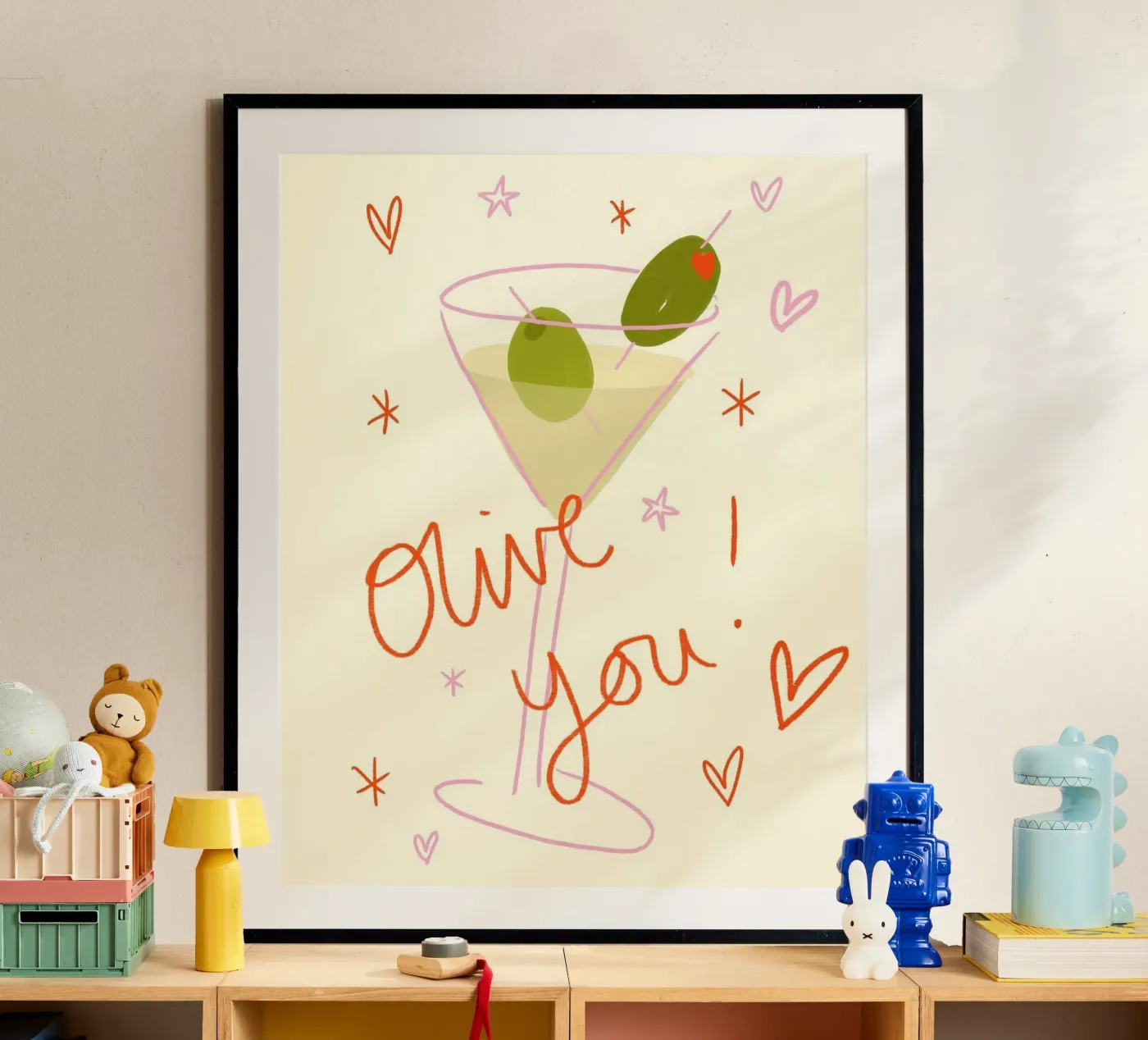 Olive Sie Poster von bazi