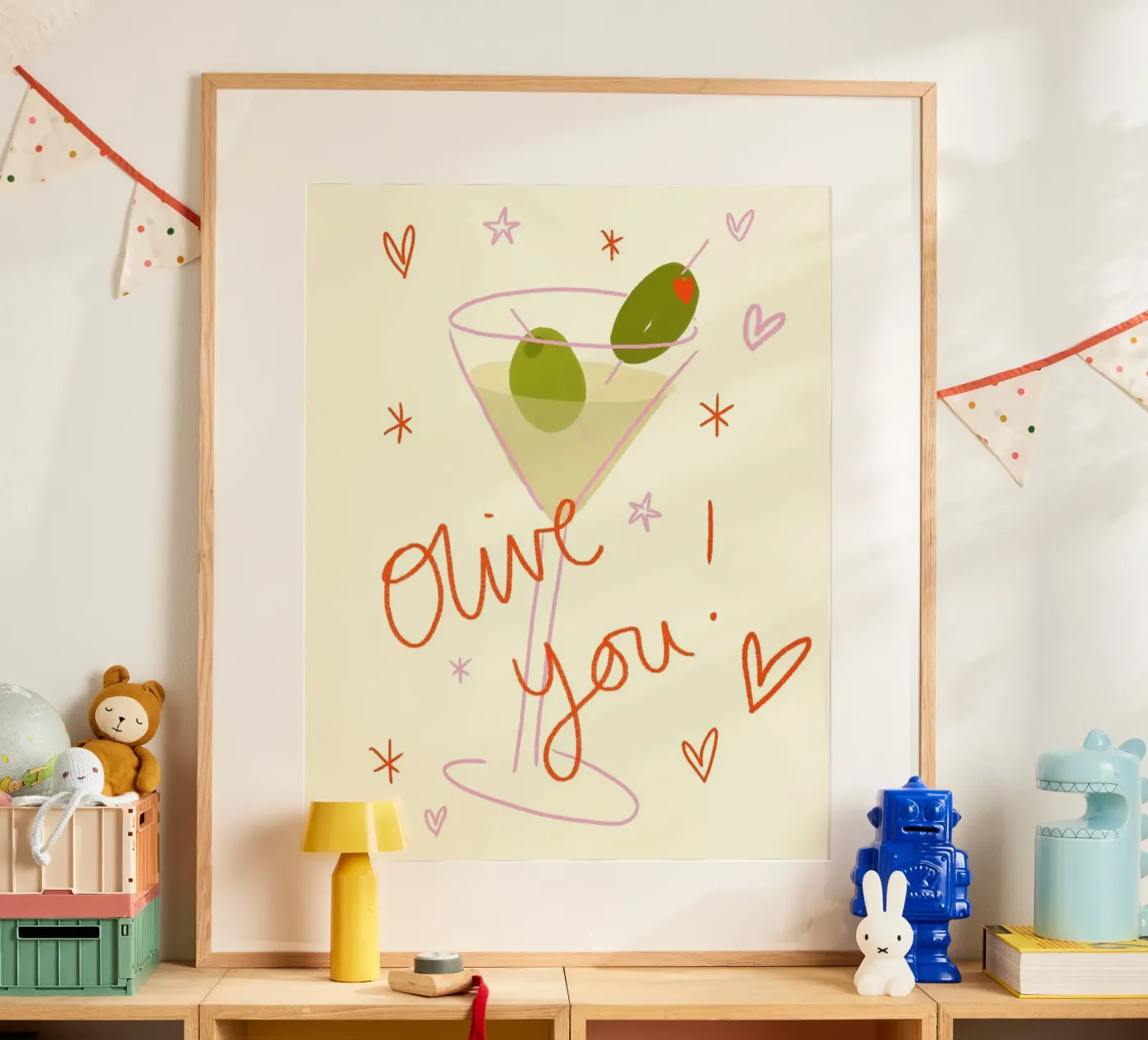 Olive Sie Poster von bazi