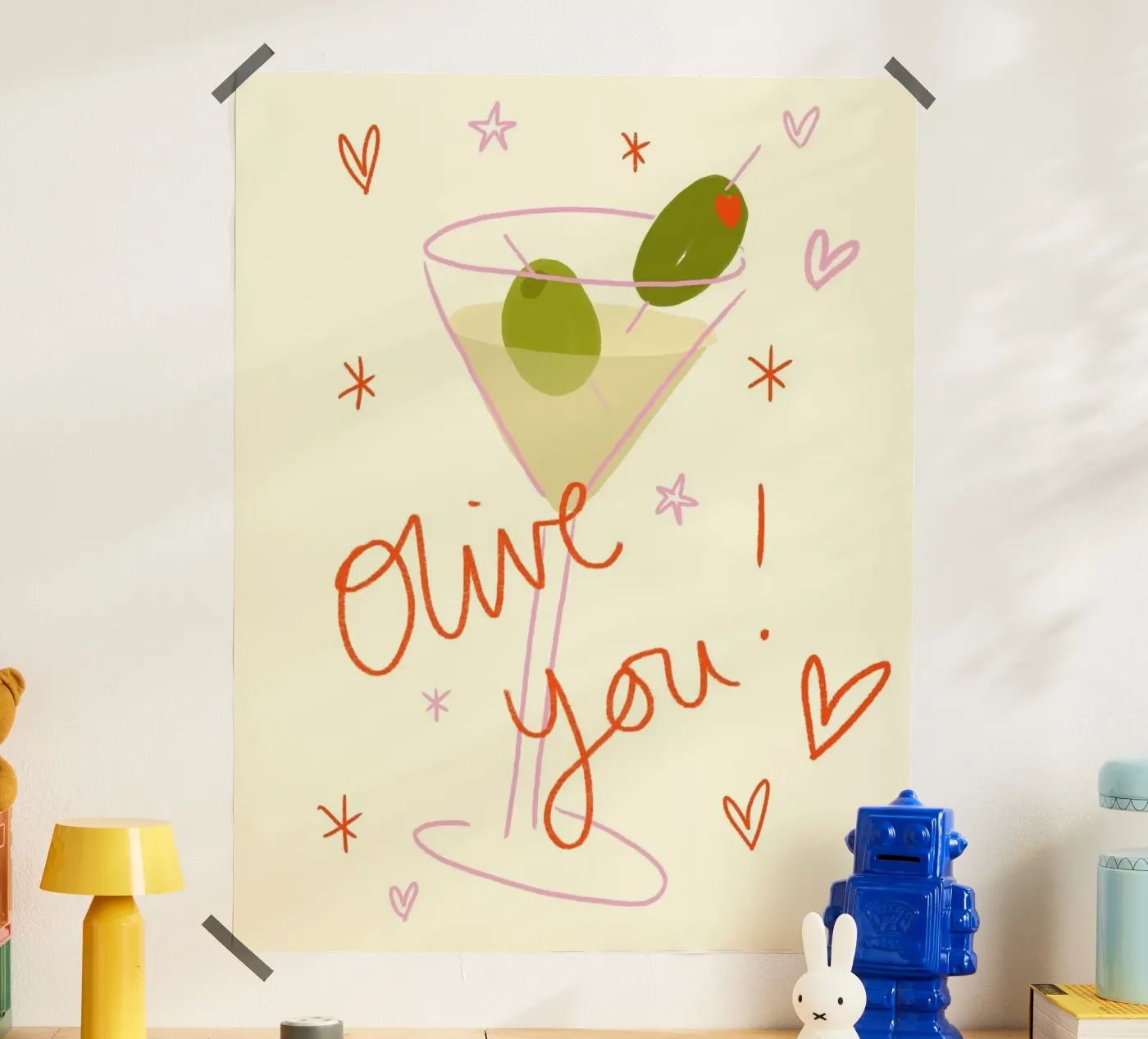 Olive Sie Poster von bazi
