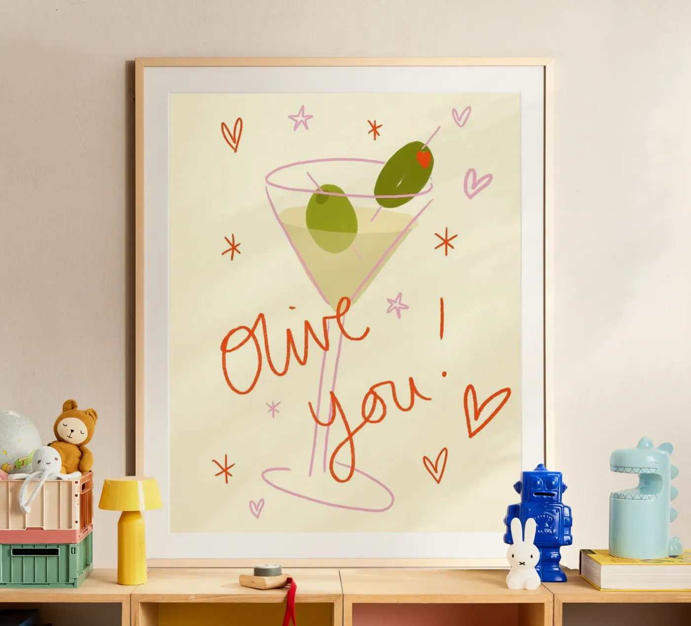 Olive Sie Poster von bazi
