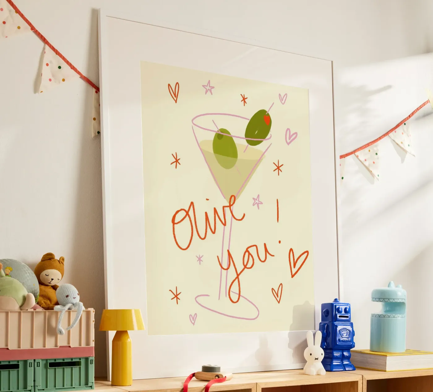 Olive Sie Poster von bazi