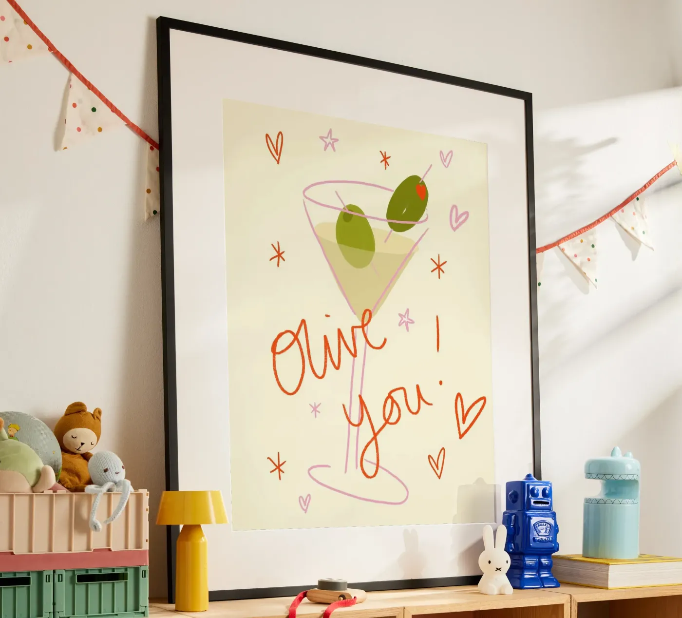 Olive Sie Poster von bazi