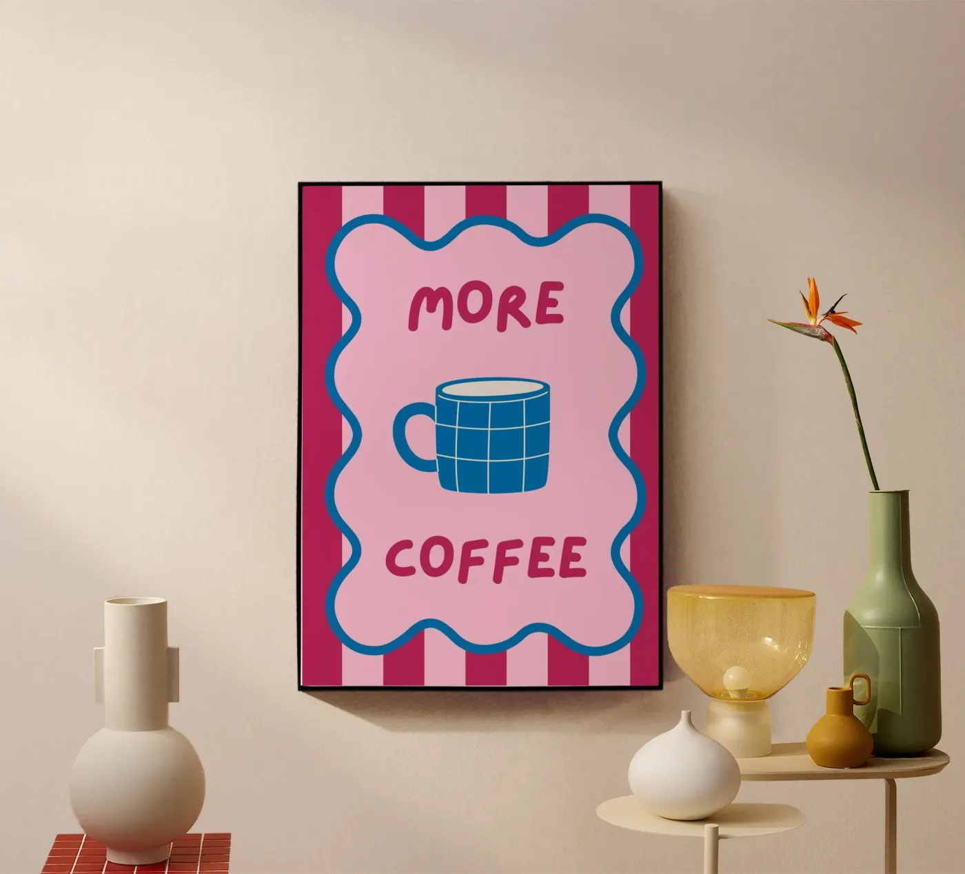 more coffee Acryl-Glas von bazi