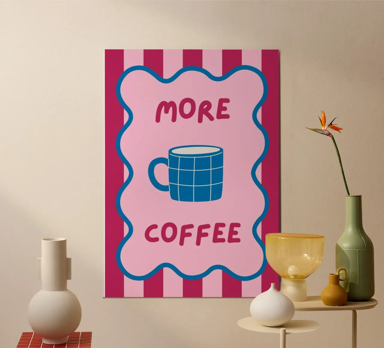 più caffè poster da bazi