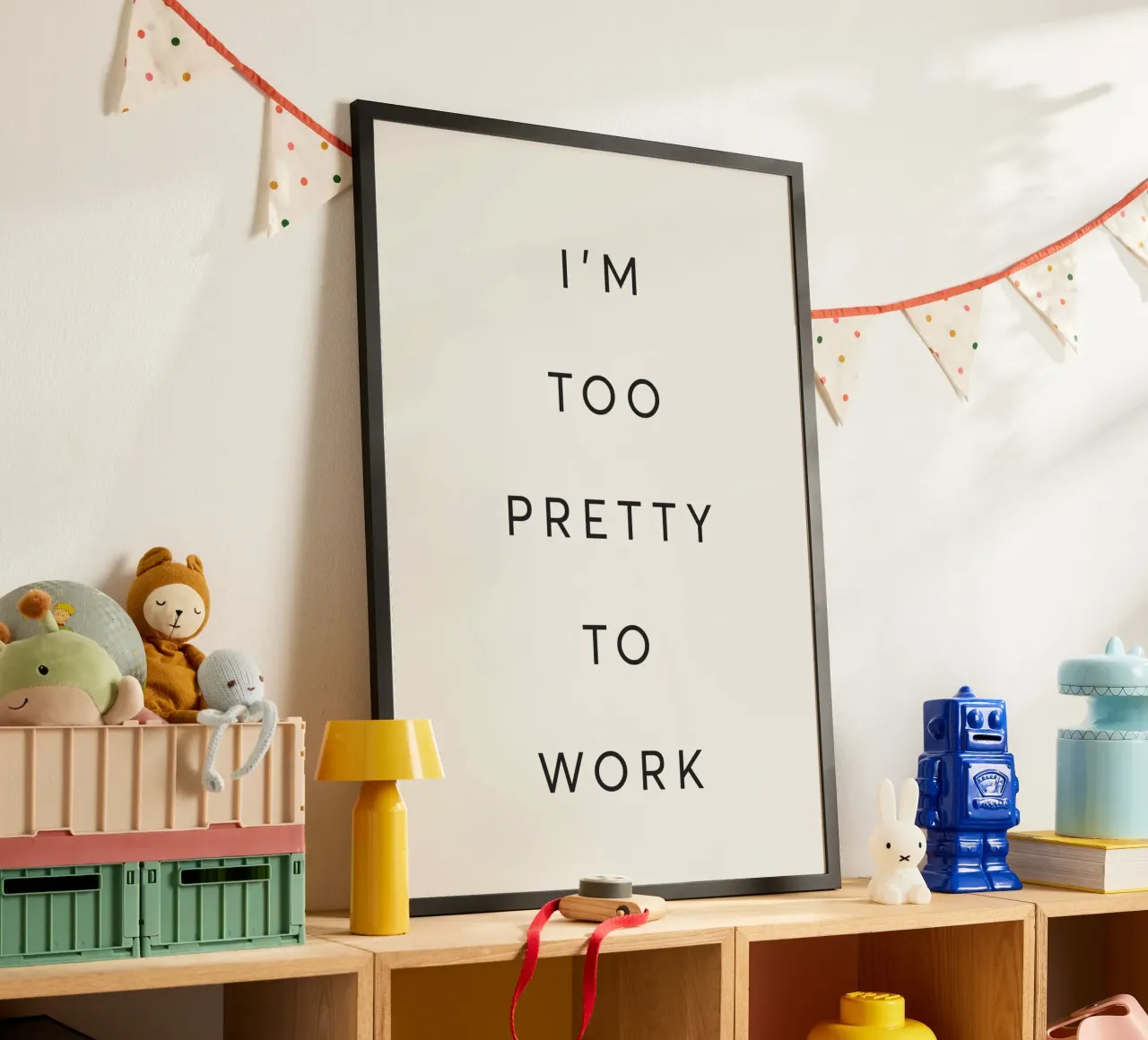 Ich bin zu hübsch, um zu arbeiten Hahnemühle von Lolly & Roobs
