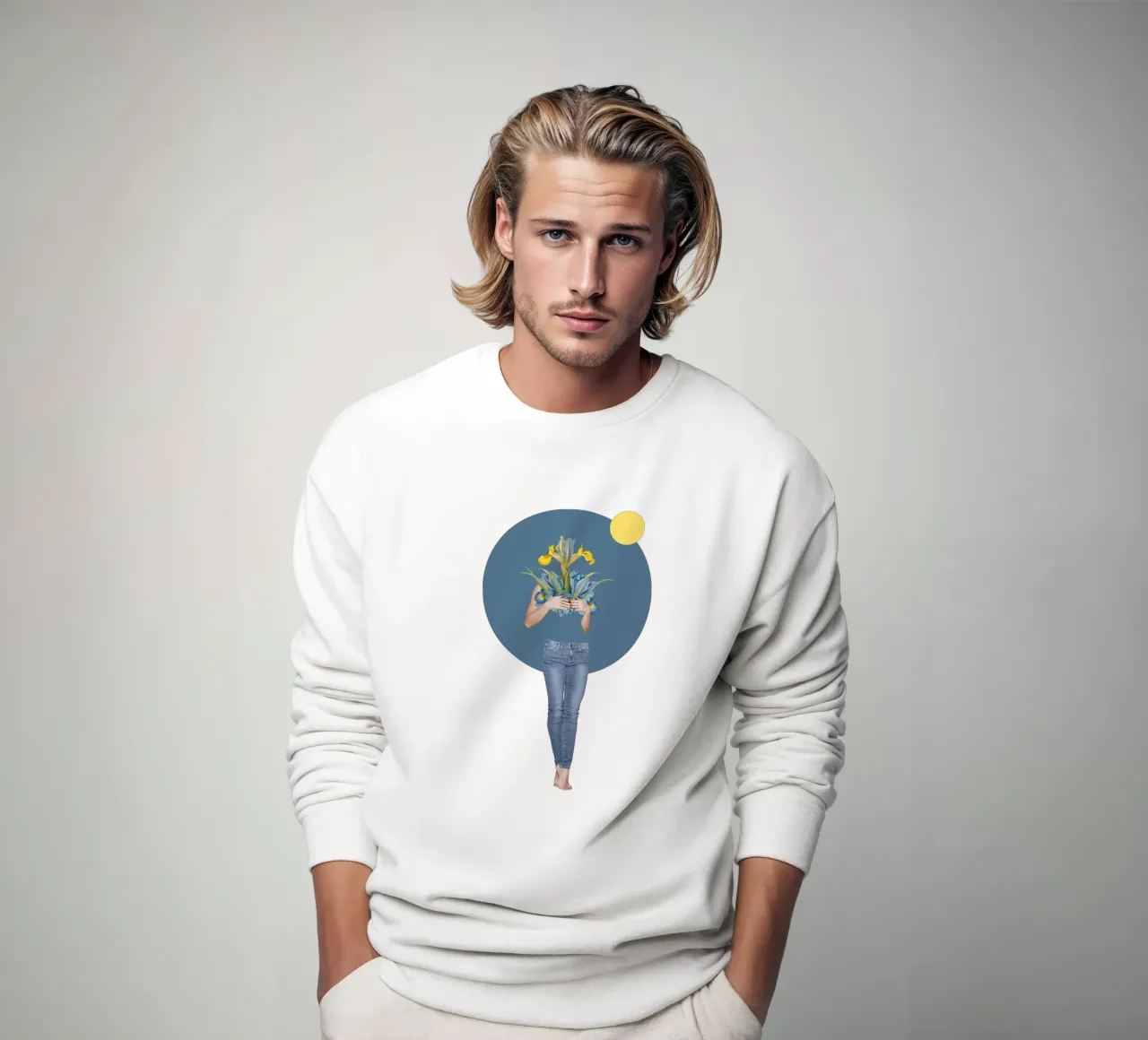 Collageri - Vaqueros ajustados sudadera de The Artcircle
