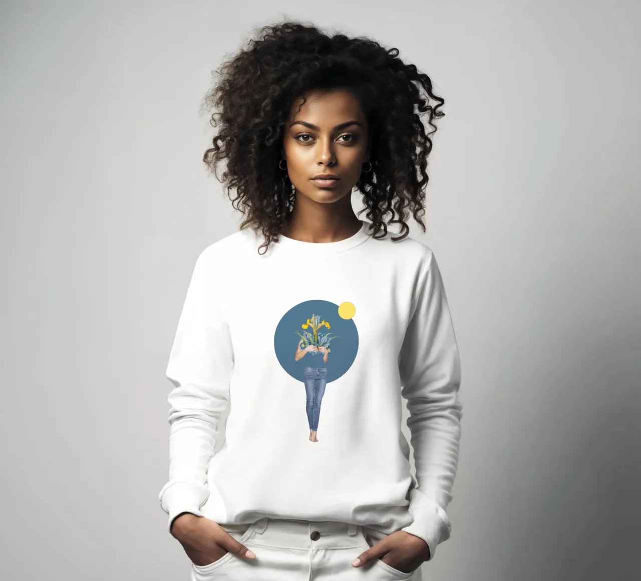 Collageri - Vaqueros ajustados sudadera de The Artcircle