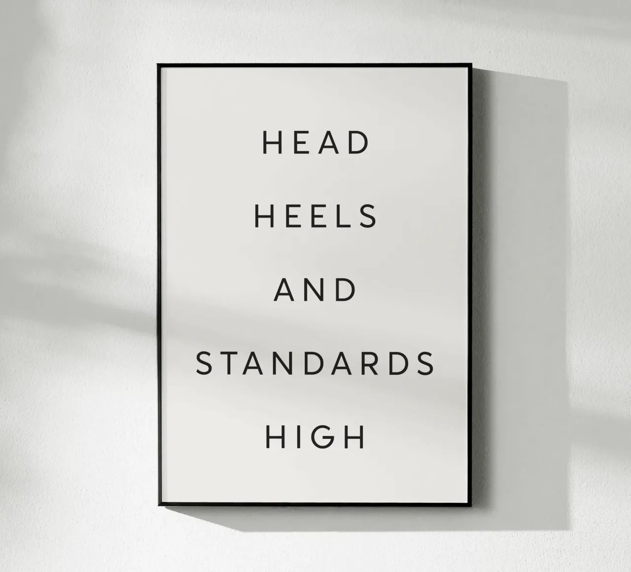 Head, Heels & Standards High plexiglass da Lolly & Roobs