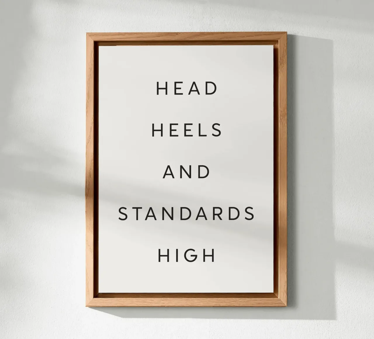 Head, Heels & Standards High pannello forex da Lolly & Roobs