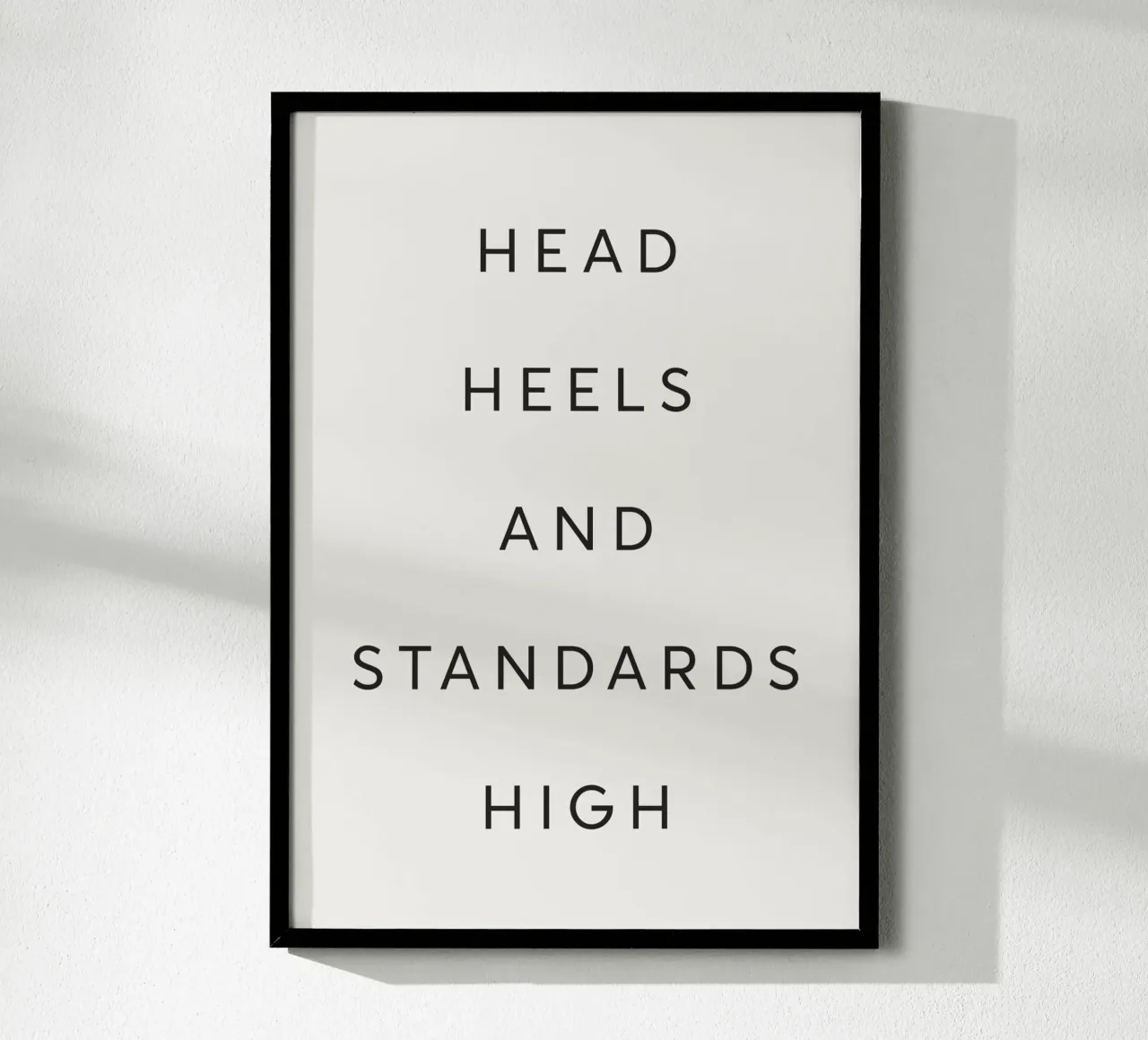 Head, Heels & Standards High Hahnemühle von Lolly & Roobs