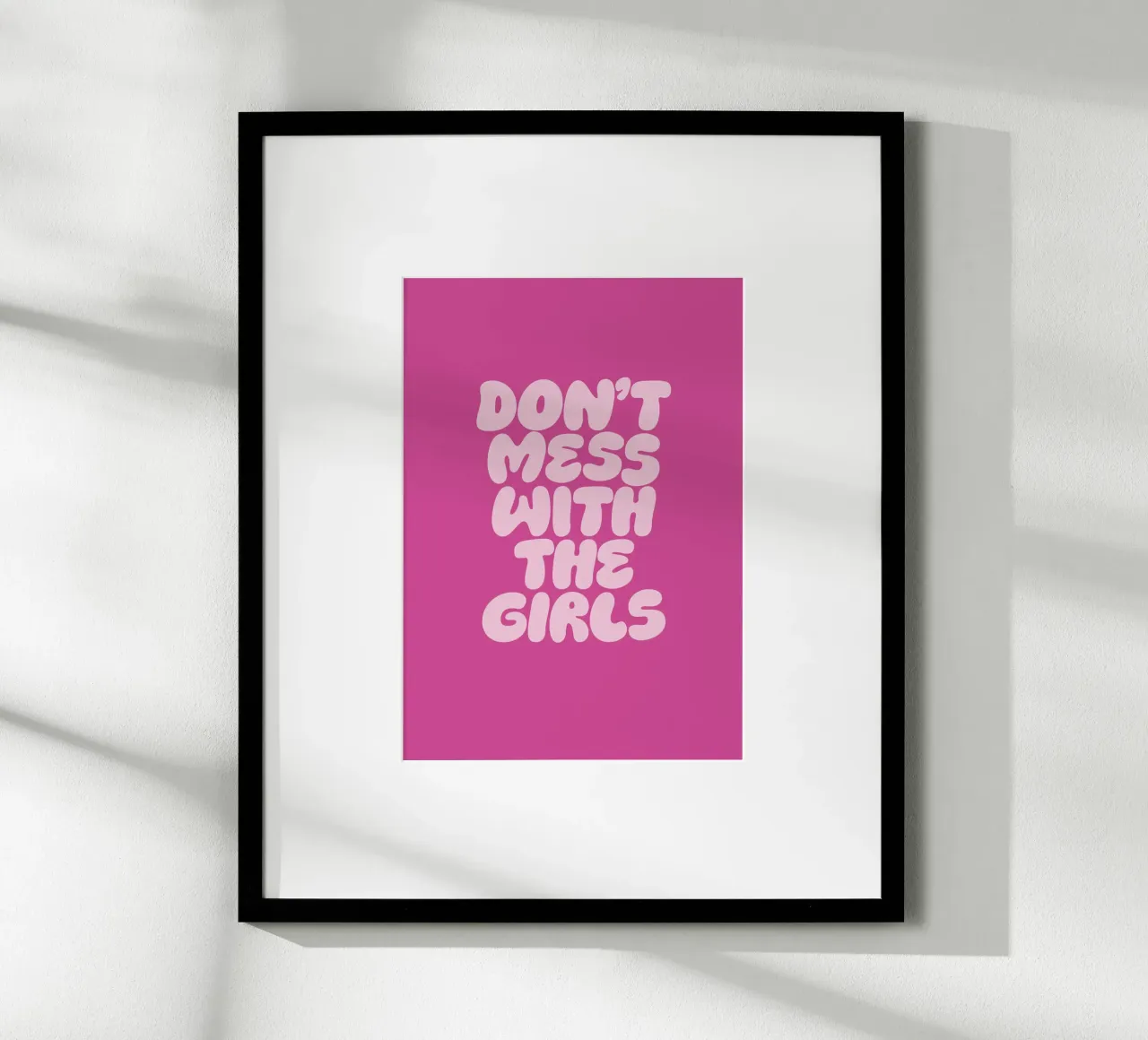 Non scherzare con le ragazze carta hahnemühle da Lolly & Roobs