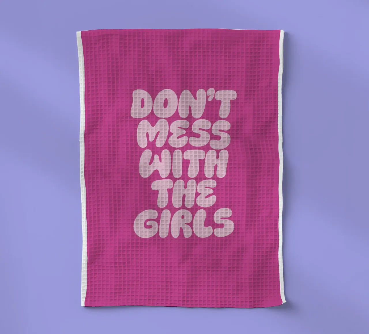 Non scherzare con le ragazze canovaccio da cucina da Lolly & Roobs