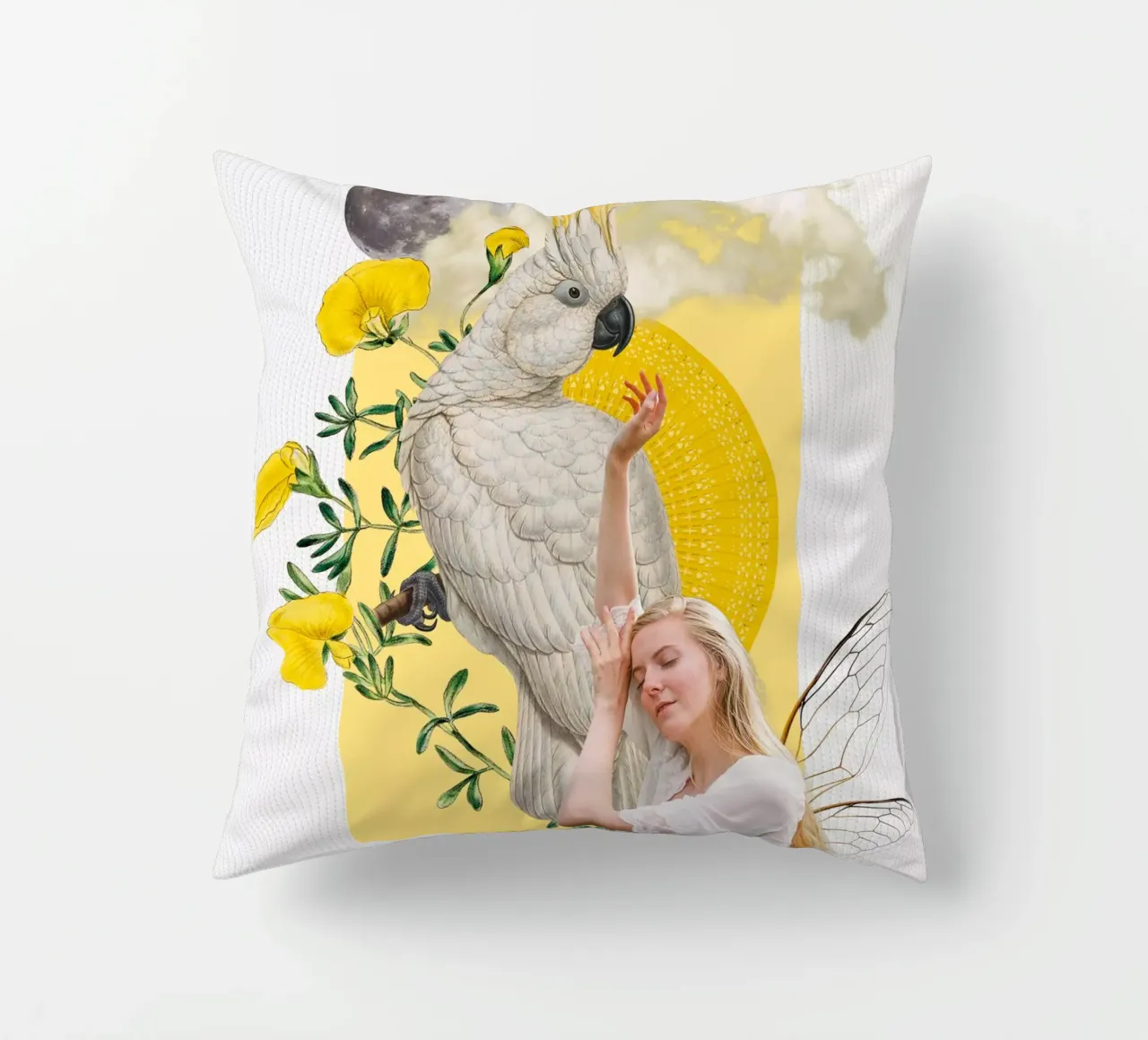 Collageri - Febbre di primavera cuscino da The Artcircle